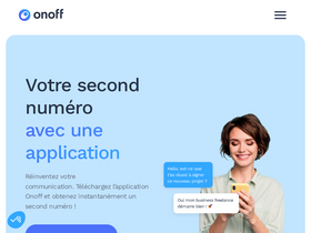 'onoff.app' screenshot