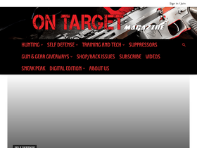 'ontargetmagazine.com' screenshot