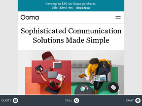'ooma.com' screenshot