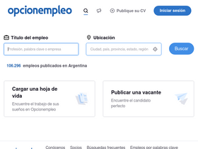 'opcionempleo.com.ar' screenshot
