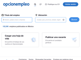 'opcionempleo.com.mx' screenshot