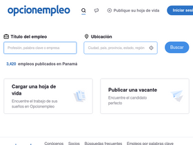 'opcionempleo.com.pa' screenshot