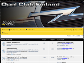 'opelclubfinland.fi' screenshot