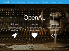 'openal.org' screenshot