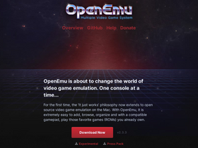 'openemu.org' screenshot