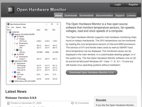 'openhardwaremonitor.org' screenshot