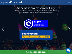 'openhotel.com' screenshot