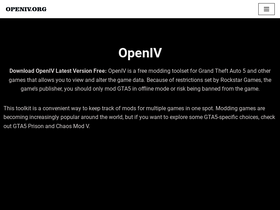 'openiv.org' screenshot