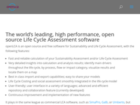 'openlca.org' screenshot