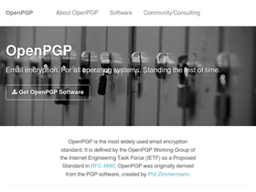 'openpgp.org' screenshot