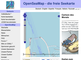 'openseamap.org' screenshot