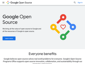 'opensource.google' screenshot