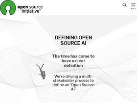 'opensource.org' screenshot
