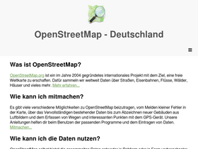'openstreetmap.de' screenshot