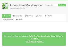'openstreetmap.fr' screenshot