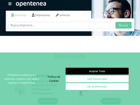 'opentenea.com' screenshot