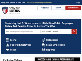 'openthebooks.com' screenshot