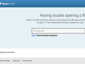 'openthefile.net' screenshot
