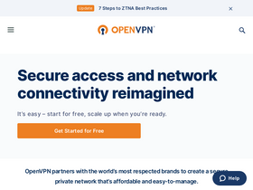 'openvpn.net' screenshot