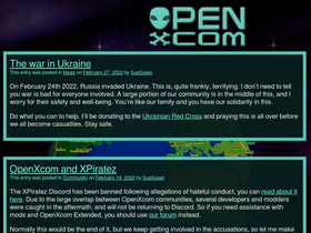 'openxcom.org' screenshot