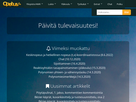 'opetus.tv' screenshot