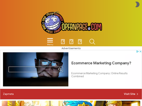 'opfanpage.com' screenshot