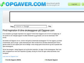 'opgaver.com' screenshot