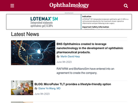 'ophthalmologytimes.com' screenshot