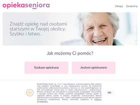 'opiekaseniora.pl' screenshot