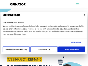 'opinator.com' screenshot