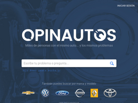 'opinautos.com' screenshot