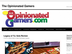 'opinionatedgamers.com' screenshot