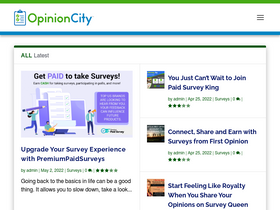 'opinioncity.com' screenshot