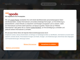 'opodo.de' screenshot