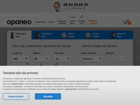 'oponeo.it' screenshot
