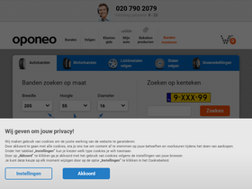 'oponeo.nl' screenshot