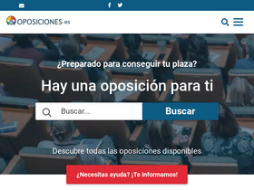 'oposiciones.es' screenshot