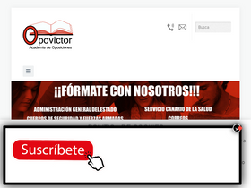 'opovictor.es' screenshot