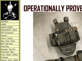 'optactical.com' screenshot