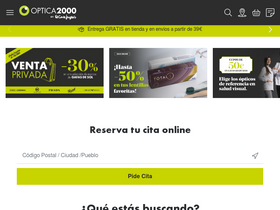 'optica2000.com' screenshot