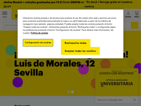 'opticauniversitaria.es' screenshot