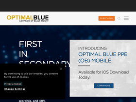 'optimalblue.com' screenshot