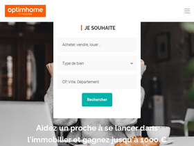 'optimhome.com' screenshot