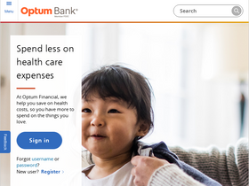 'optumbank.com' screenshot