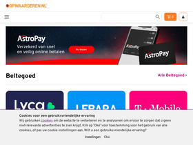 'opwaarderen.nl' screenshot