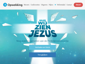 'opwekking.nl' screenshot