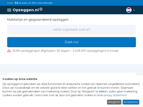'opzeggen.nl' screenshot