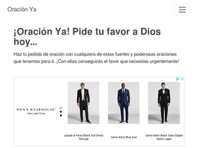 'oracionya.com' screenshot