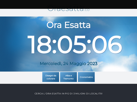 'oraesatta.co' screenshot