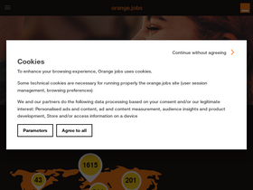 'orange.jobs' screenshot